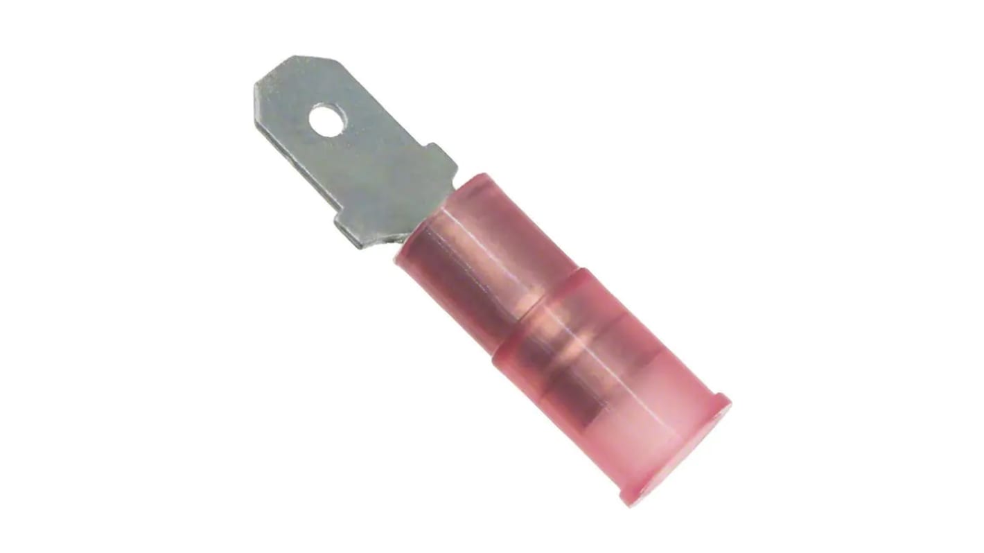 Molex 19025, Szigetelt Késélvégződéses csatlakozó, 4.75 x 0.51mm, 22 AWG vezetékméret