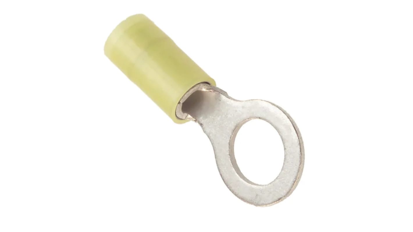 Molex, 19073 Insulated Crimp Ring Terminal, 5/16 (M8) Stud Size