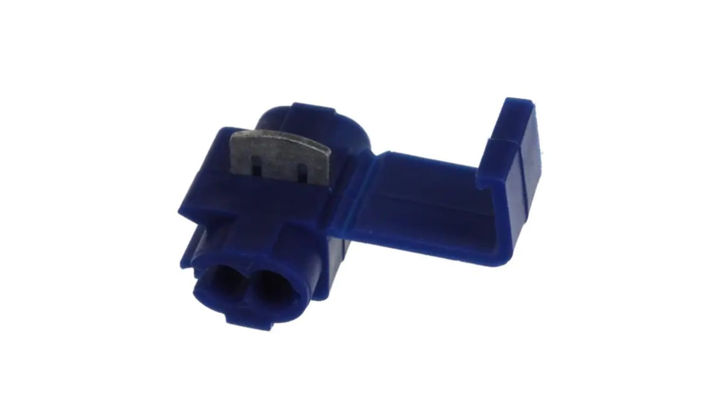 Molex, 19216 Multi-Lock Splice Connector, Blue, Insulated, Tin 14 → 16 AWG