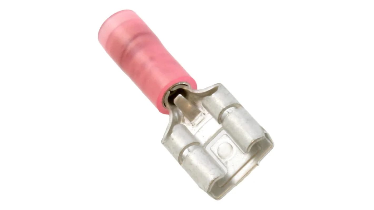 Molex 19275 Red Insulated Female Spade Connector, Receptacle, 7.87 x 0.41mm Tab Size