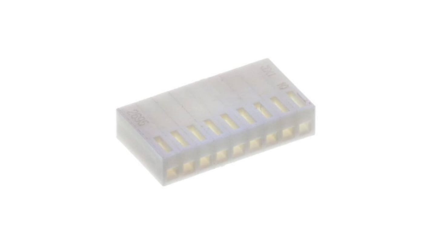 Molex Krimpelhető csatlakozóház, 2695 sorozat, távolság: 2.54mm, 9 érintkezős, Egyenes, Nő