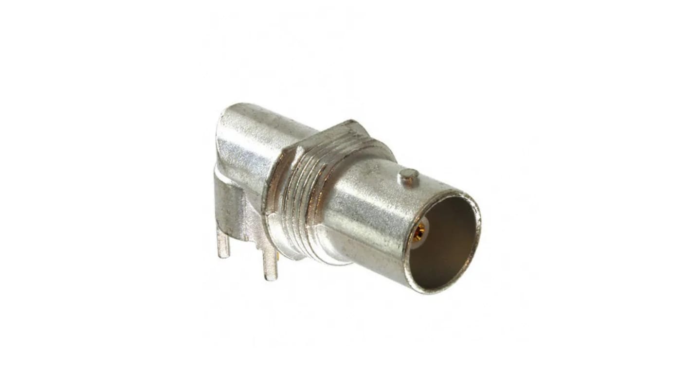 Conector coaxial Molex 731711360, Hembra, Ángulo de 90° , Impedancia 50Ω, Montaje en orificio pasante, Terminación de