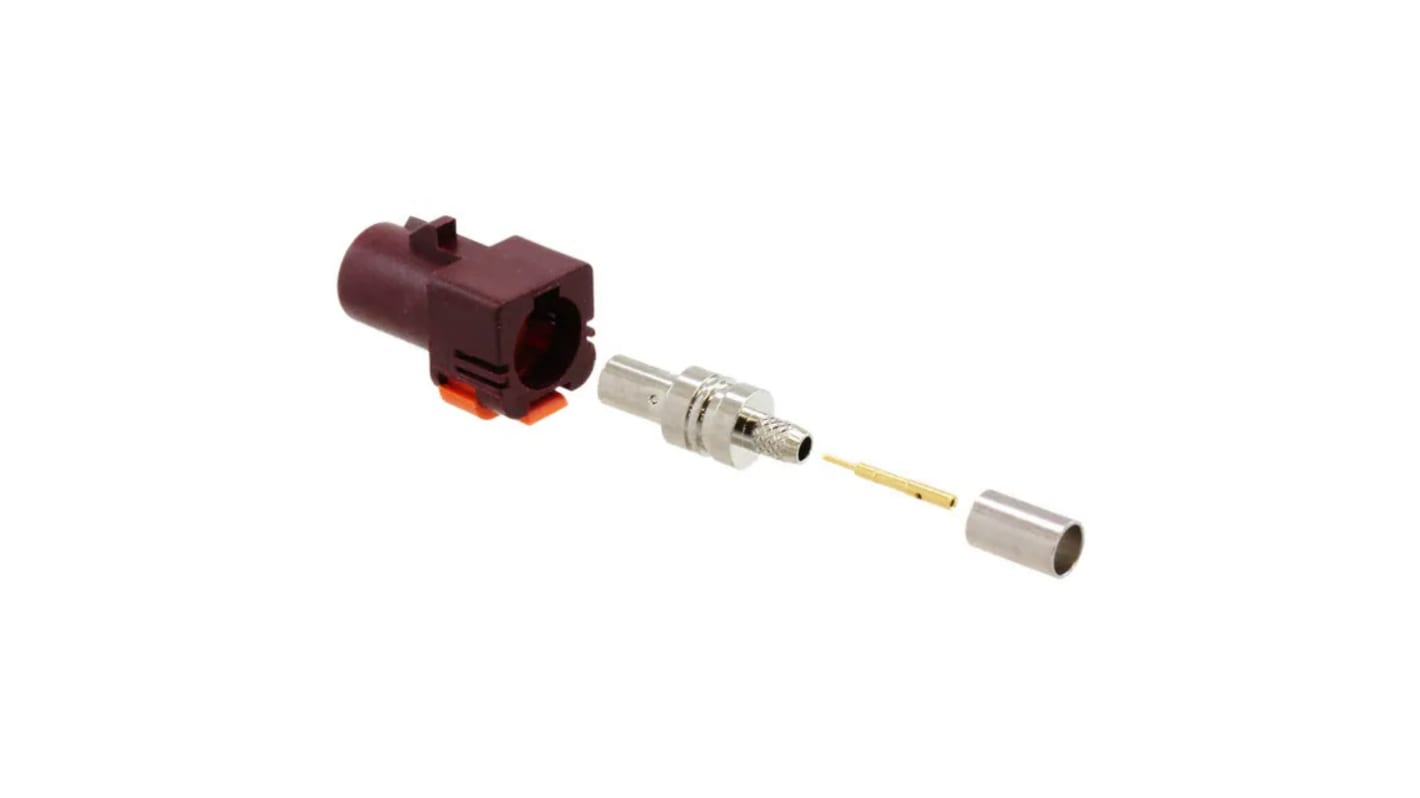 Conector coaxial Molex 734036283, Hembra, Recto, Impedancia 50Ω, Terminación de Cable