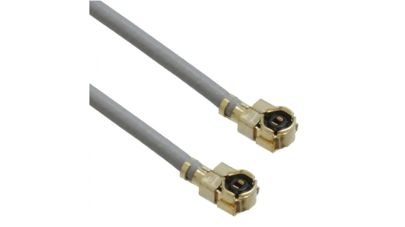 Cable coaxial RF Molex, 50 Ω, con. A: U.FL, Macho, con. B: U.FL, long. 162mm Oro