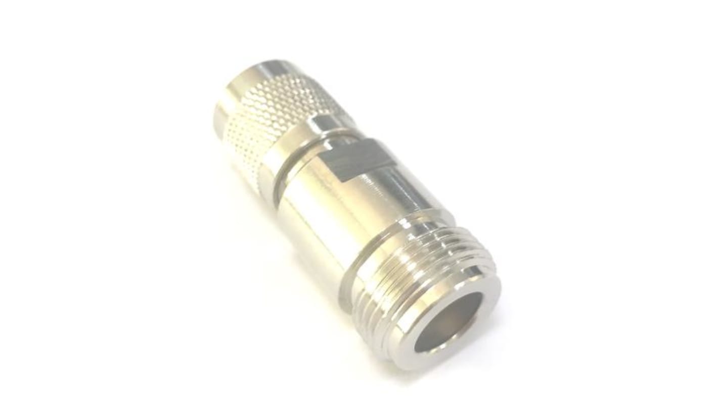 RS PRO Straight 50Ω Coaxial Adapter TNC Plug to Type N Socket 6GHz