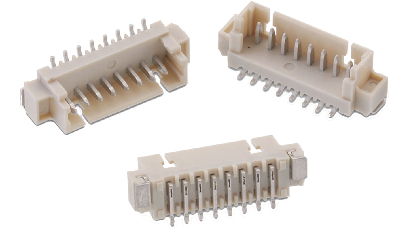 File di contatti PCB Wurth Elektronik, 7 vie, 1 fila, passo 1.25mm