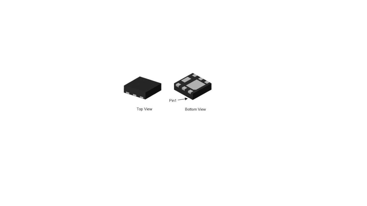 MOSFET DiodesZetex DMN10H220LFDF-7, VDSS 100 V, ID 2,2 A, U-DFN2020 de 6 pines