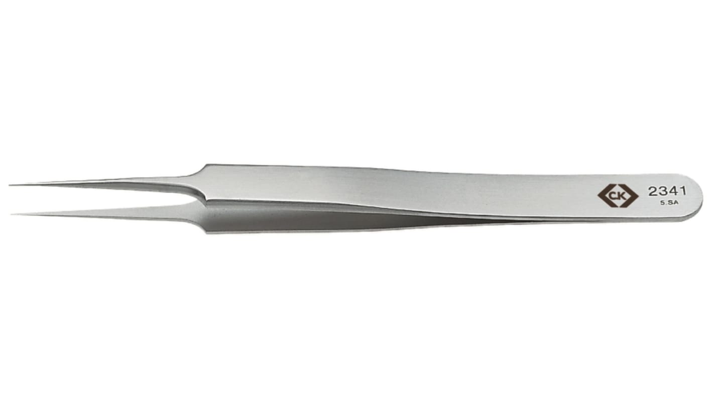 EUROSTAT 110 mm, Stainless Steel, ESD Tweezers