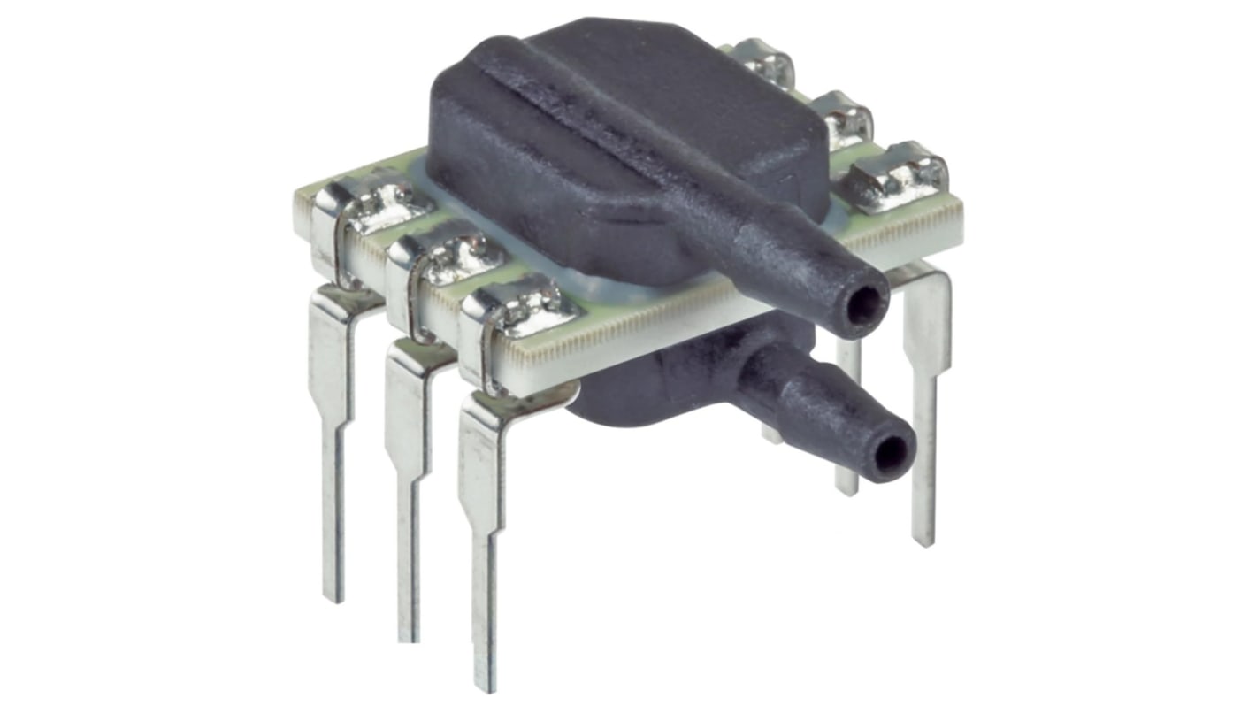 Honeywell Differential Pressure Sensor, 15psi Operating Max, Through-Hole Mount, 6-Pin, DIP