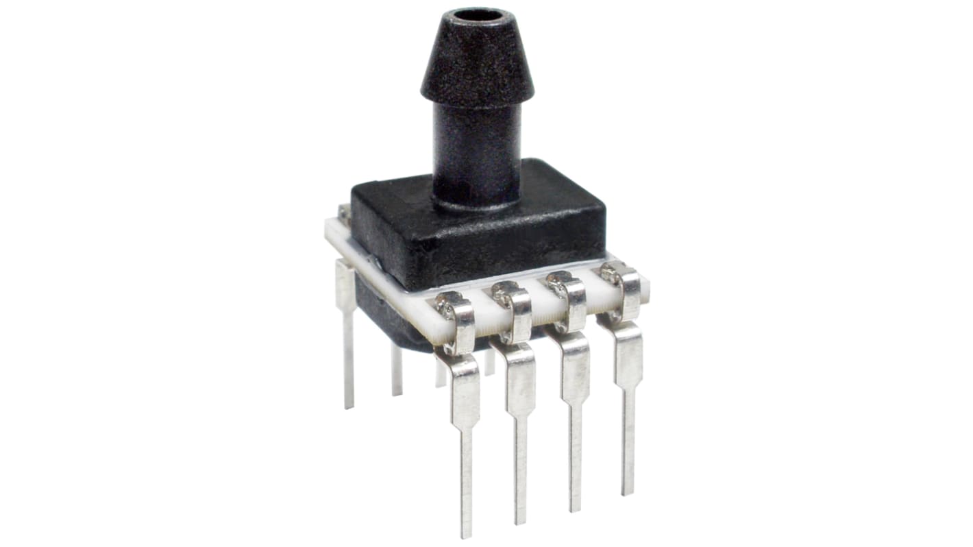 Honeywell Gauge Pressure Sensor, 10bar Operating Max, Through-Hole Mount, 8-Pin, DIP