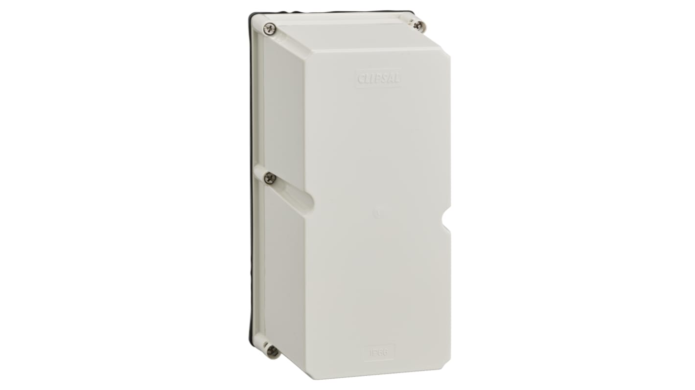 Clipsal Electrical 56 Series Grey PC Back Box, IP66, 2 Gangs, 192 x 95 x 78mm