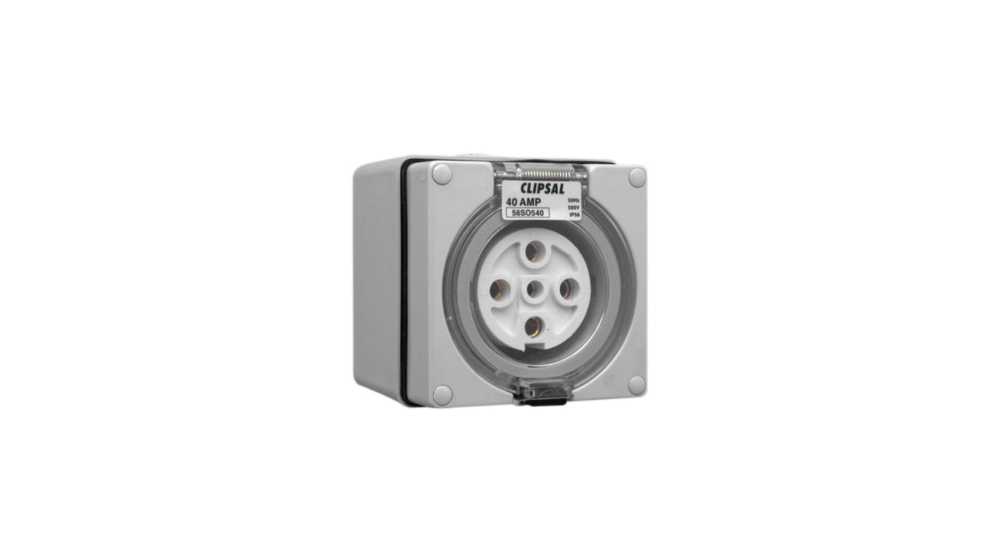 Clipsal Electrical Grey, Rated At 40A, 500 V