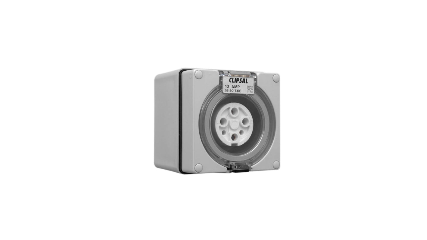 Clipsal Electrical Grey, Rated At 10A, 500 V