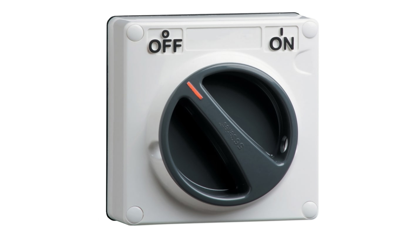 56SW120LEGY Clipsal Electrical 1P Pole Surface Mount Isolator Switch