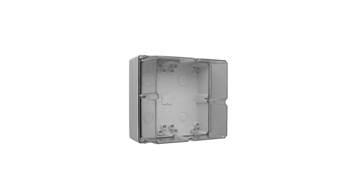 Clipsal Electrical 56 Series Grey PVC Back Box, IP66, 4 Gangs, 198 x 198 x 140mm