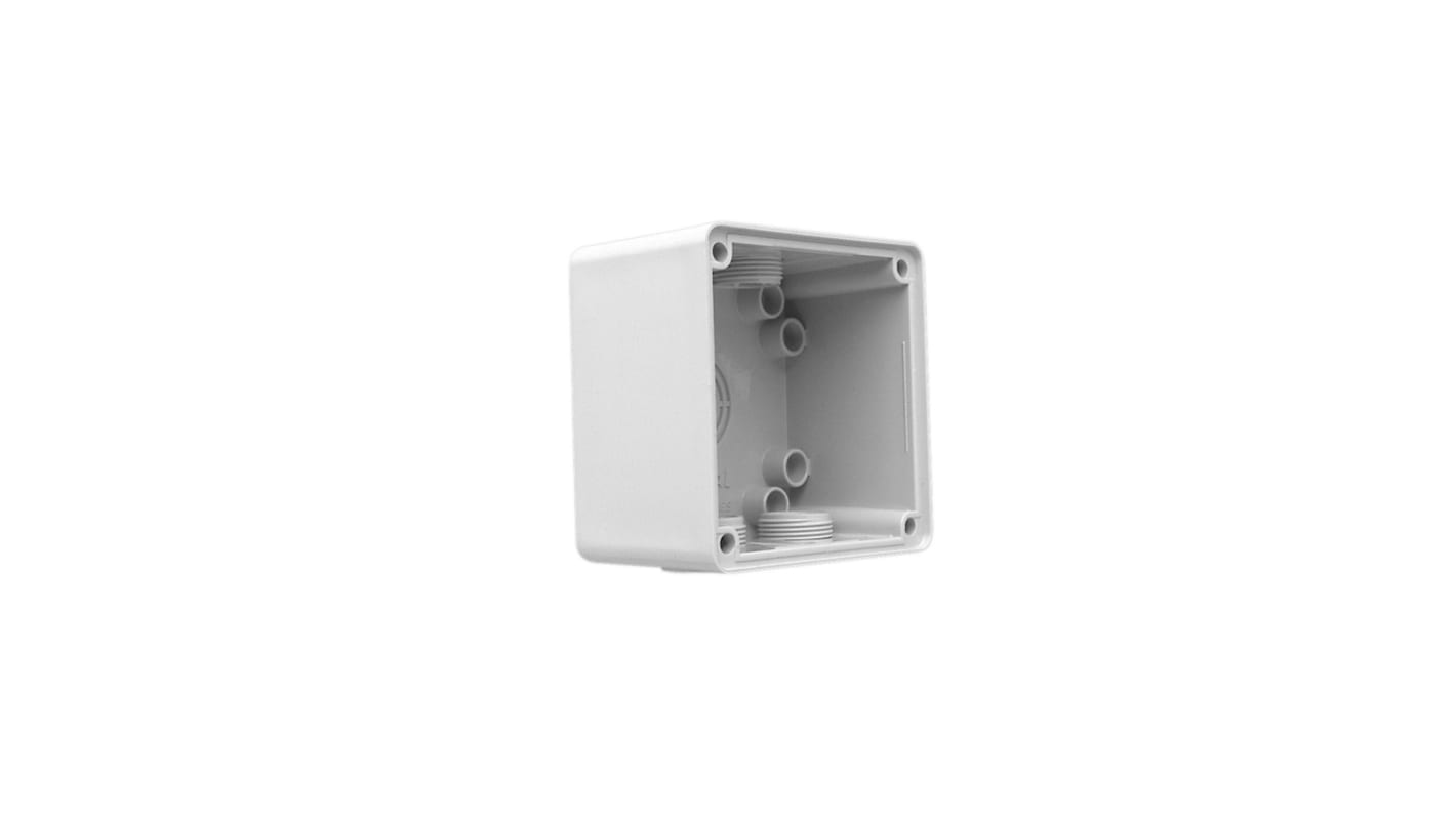 Clipsal Electrical 56 Series White PVC Back Box, IP66, 1 Gangs, 102 x 102 x 63mm