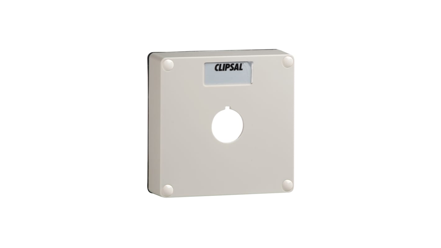 Clipsal Electrical 56 Series Series Lid, 36mm H, 95mm W, 95mm L for Use with 56 Series Enclosures