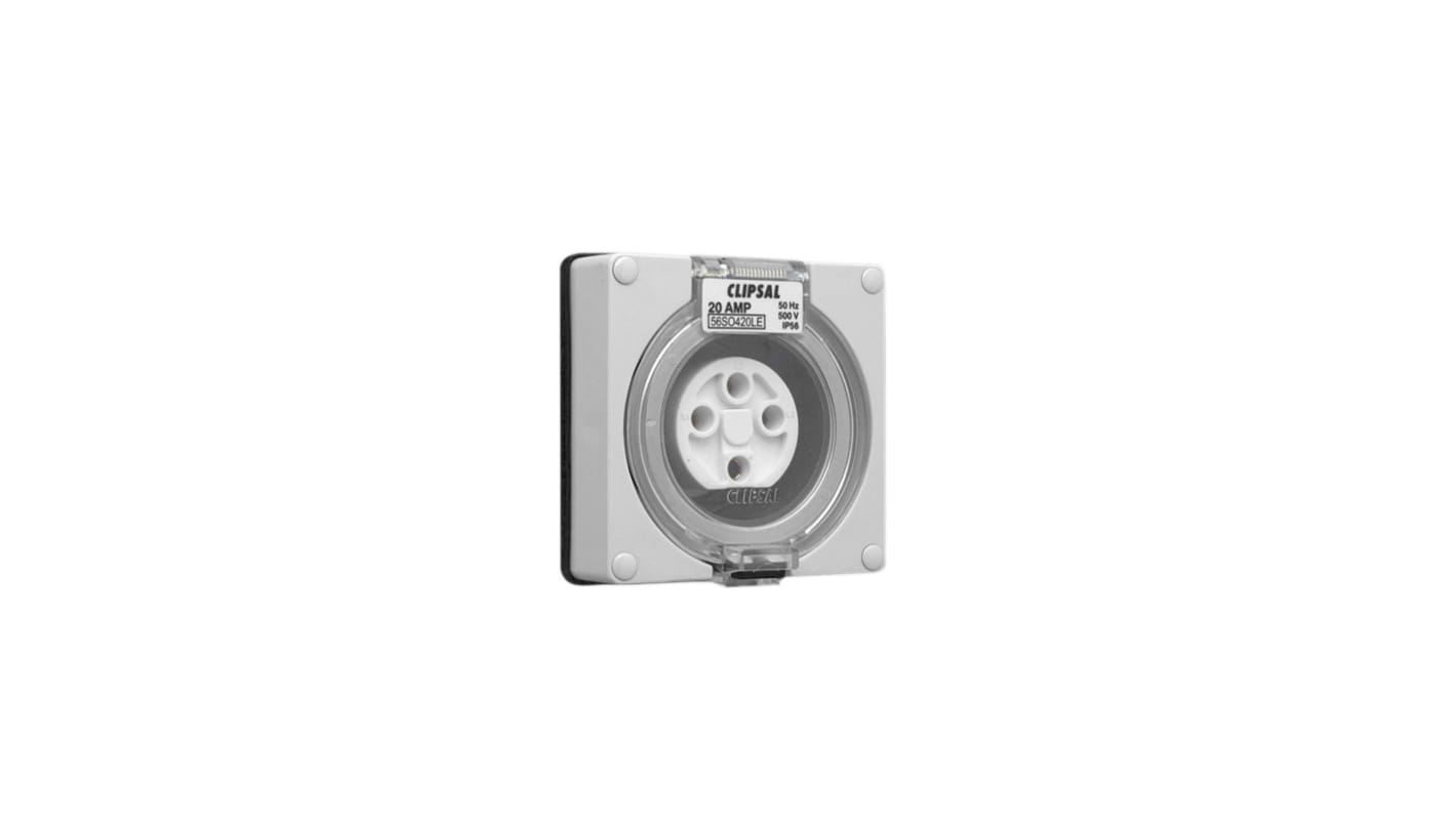 Clipsal Electrical Orange, Rated At 20A, 500 V