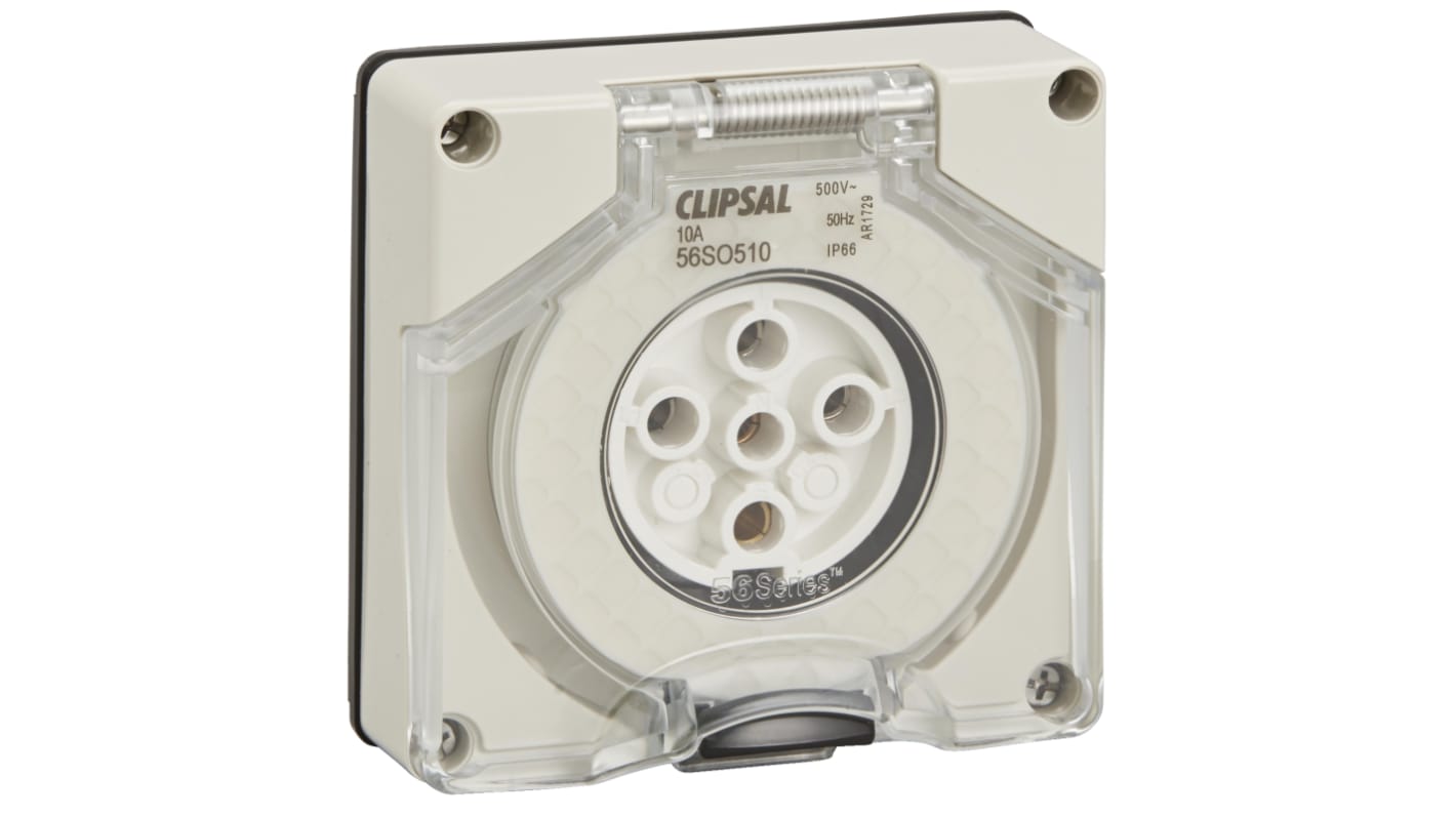 Clipsal Electrical Grey, Rated At 10A, 500 V