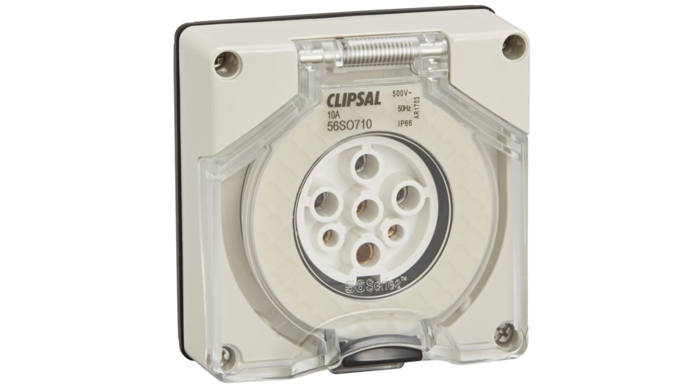 Clipsal Electrical Grey, Rated At 10A, 500 V