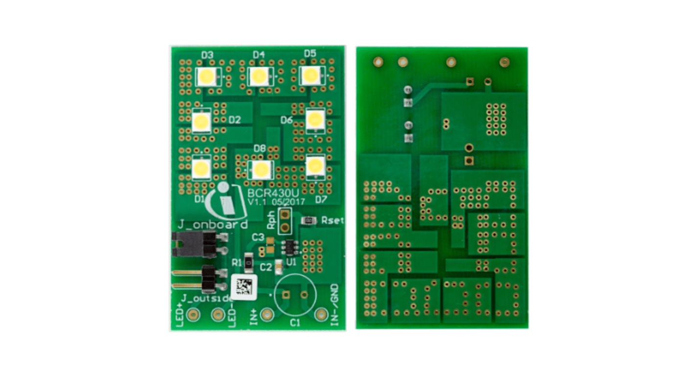 Carte d'évaluation Driver de LED Eclairage BCR430U