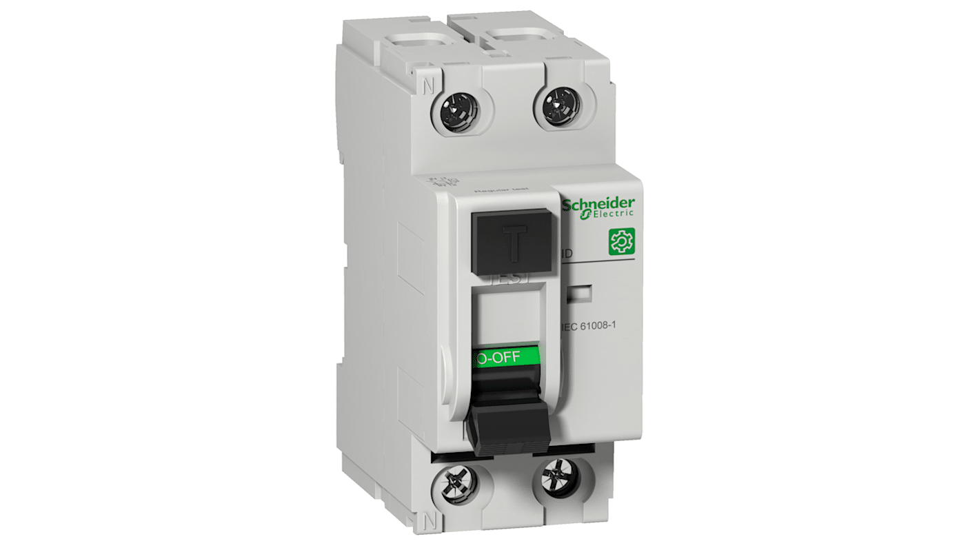 Schneider Electric ID RCCB, 25A, 2 Pole, 30mA, Type AC, 240V ac