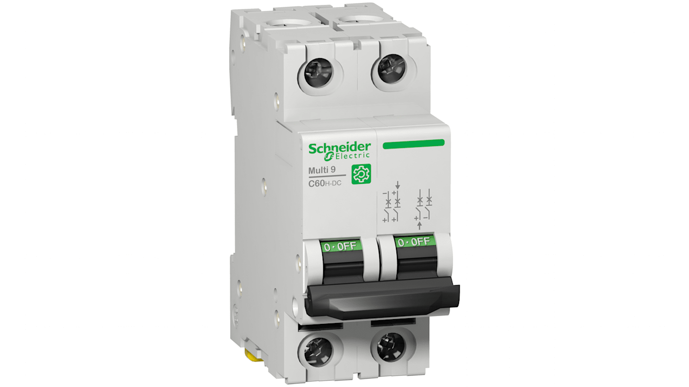 Interruttore Magnetotermico Schneider C60H-DC 2P 40A C 500Vdc - Per Circuiti DC - Foto 14