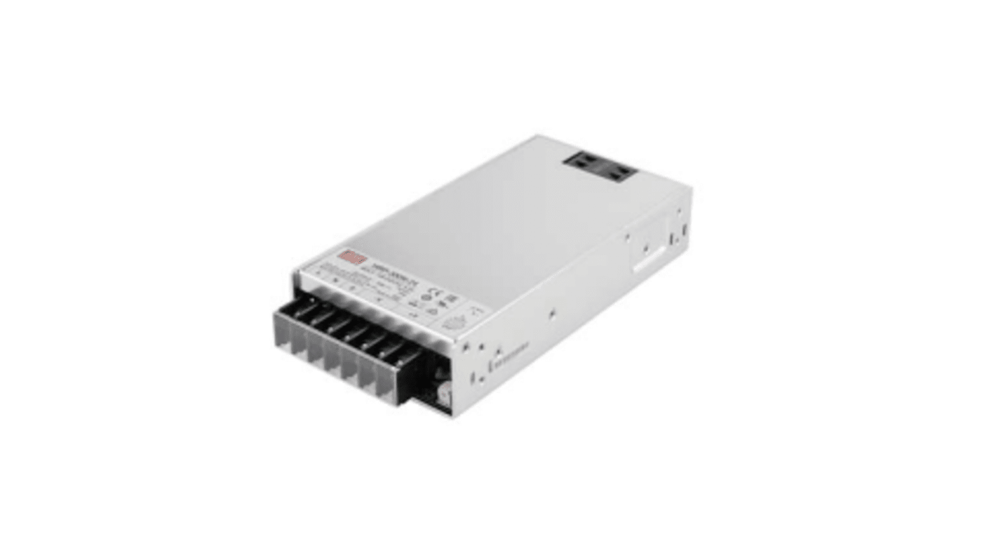 Mean Well Switching Power Supply, HRP-300N-36, 36V dc, 9A, 324W, 1 Output, 85 → 264V ac Input Voltage