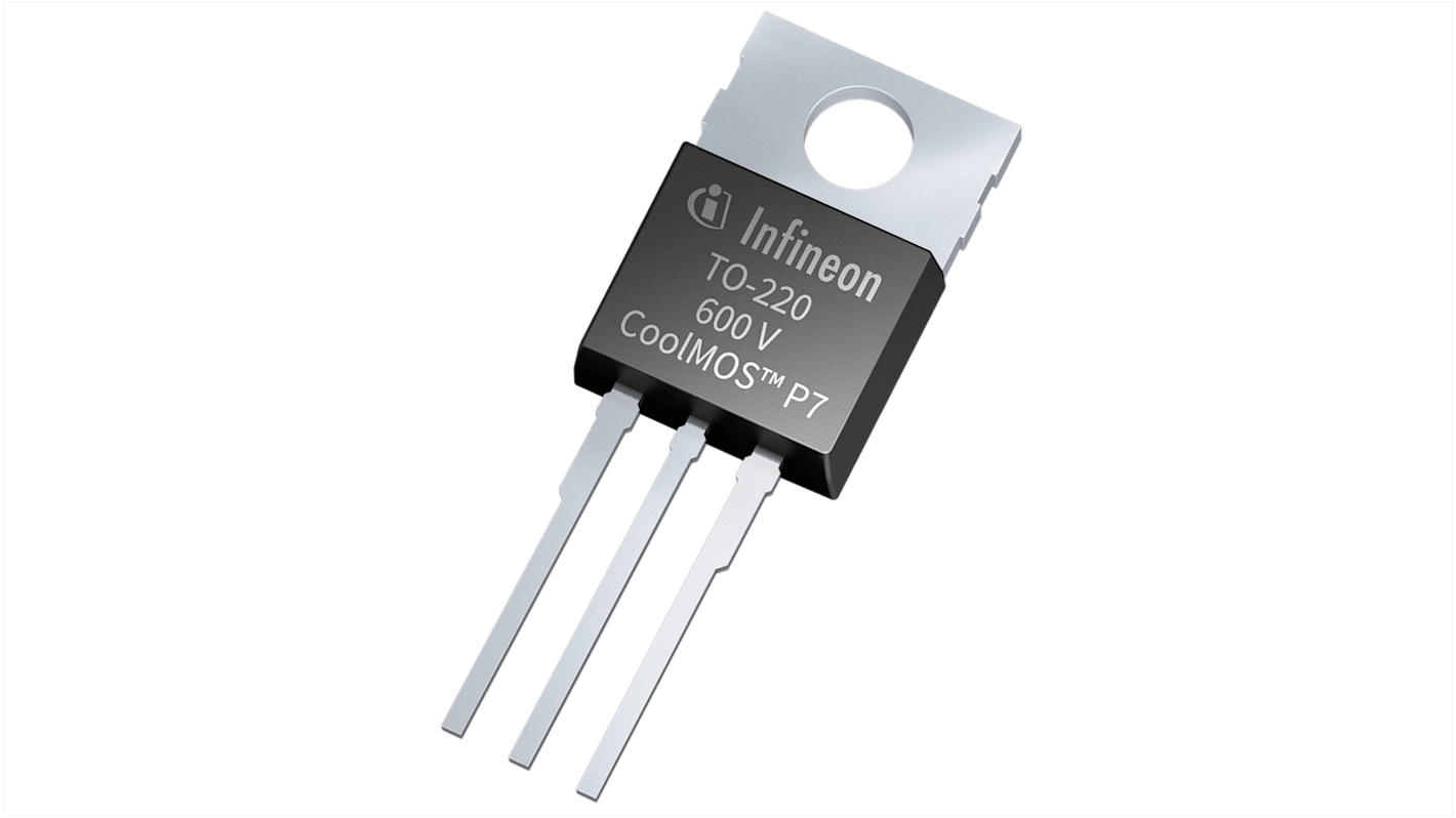 Infineon CoolMOS™ P7 IPP60R280P7XKSA1 N-Kanal, THT MOSFET 600 V / 12 A, 3-Pin TO-220