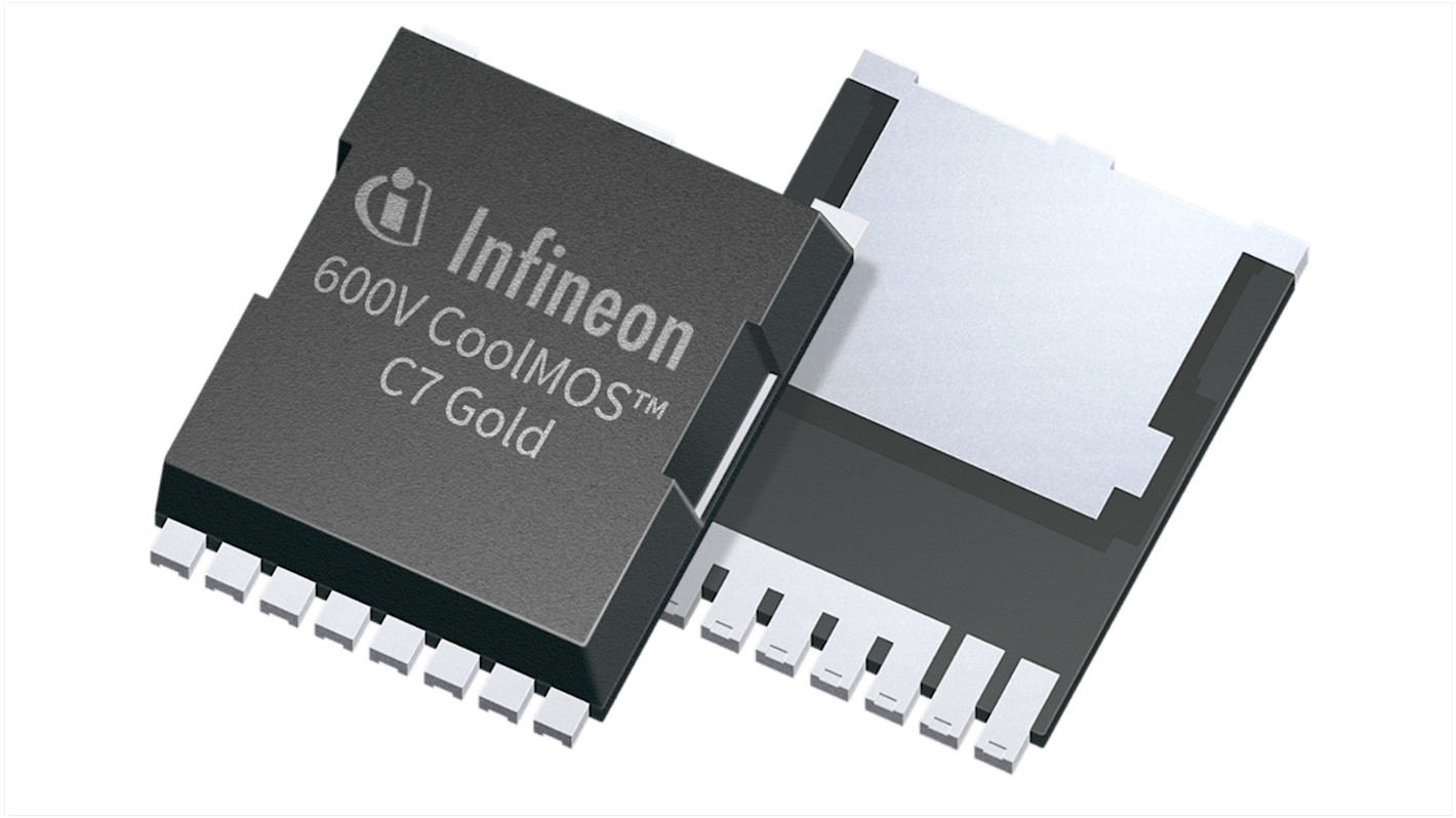 MOSFET Infineon IPT60R102G7XTMA1, VDSS 600 V, ID 23 A, HSOF-8 de 8 pines