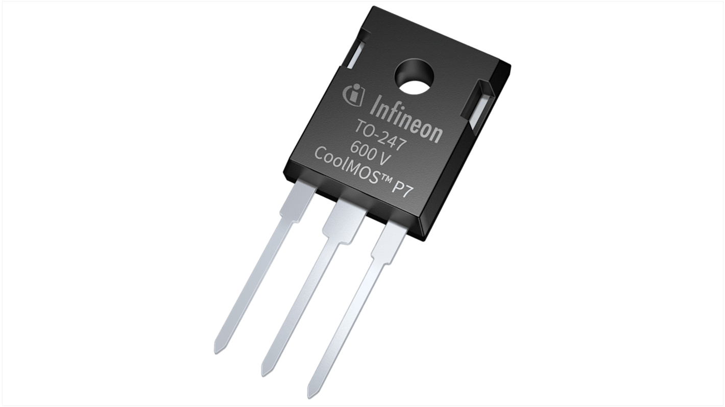 Infineon CoolMOS™ P7 IPW60R037P7XKSA1 N-Kanal, THT MOSFET 600 V / 76 A, 3-Pin TO-247