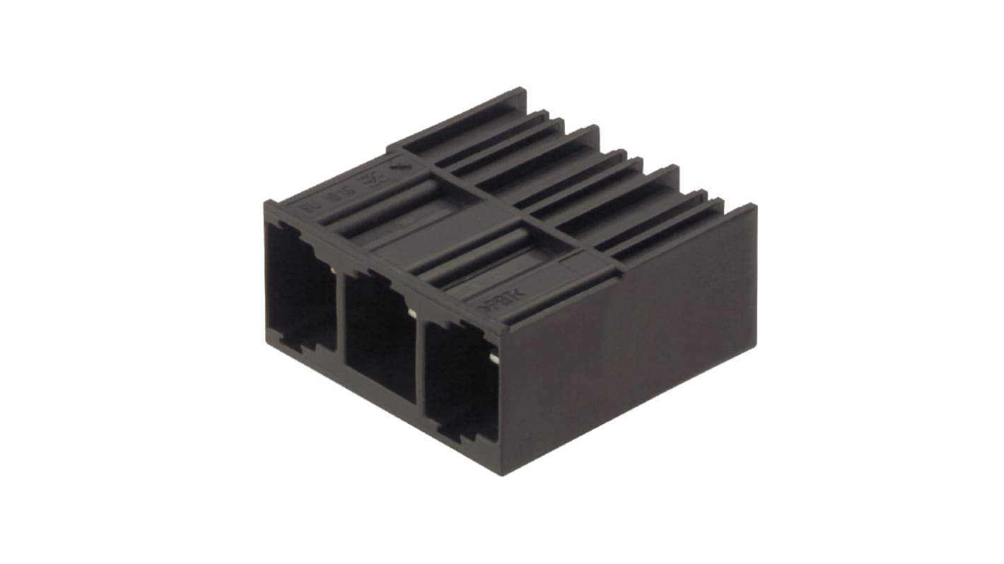 Weidmuller 10.16mm Pitch 7 Way Pluggable Terminal Block, Header, PCB