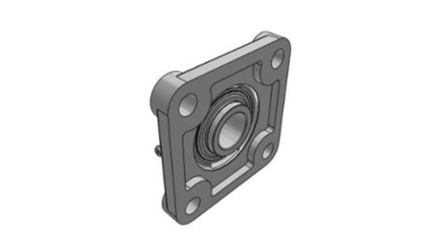 Cuscinetto flangiato SKF, 4 fori di montaggio, Ø int 23.812mm, dimensioni 95mm x 35.7mm x 70mm, in Ghisa