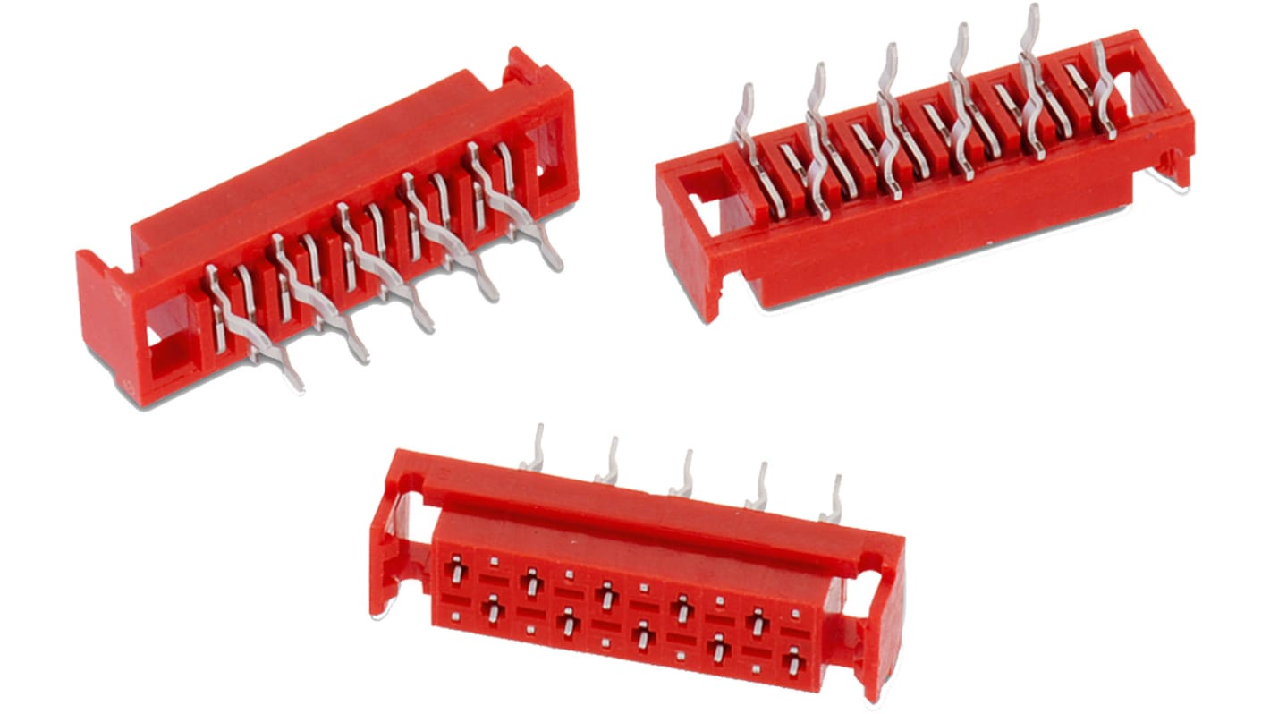 Wurth Elektronik WR-MM Leiterplatten-Stiftleiste Gerade, 4-polig / 2-reihig, Raster 2.54mm