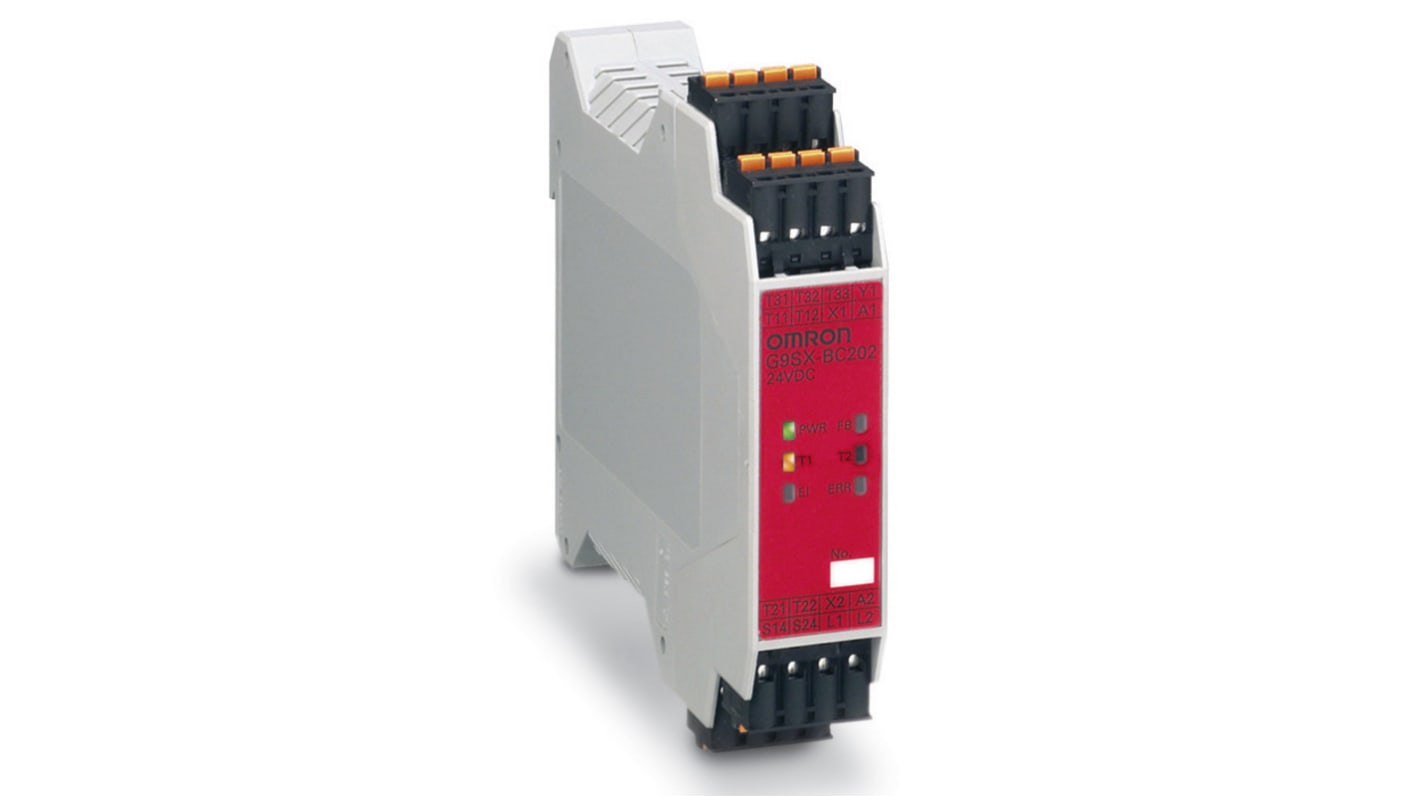 Omron Single/Dual-Channel Safety Switch/Interlock Safety Relay, 24V, 2 Safety Contacts