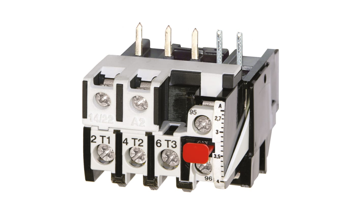 Omron Thermal Overload Relay, 1.8 → 2.7 A F.L.C, 2.7 A Contact Rating