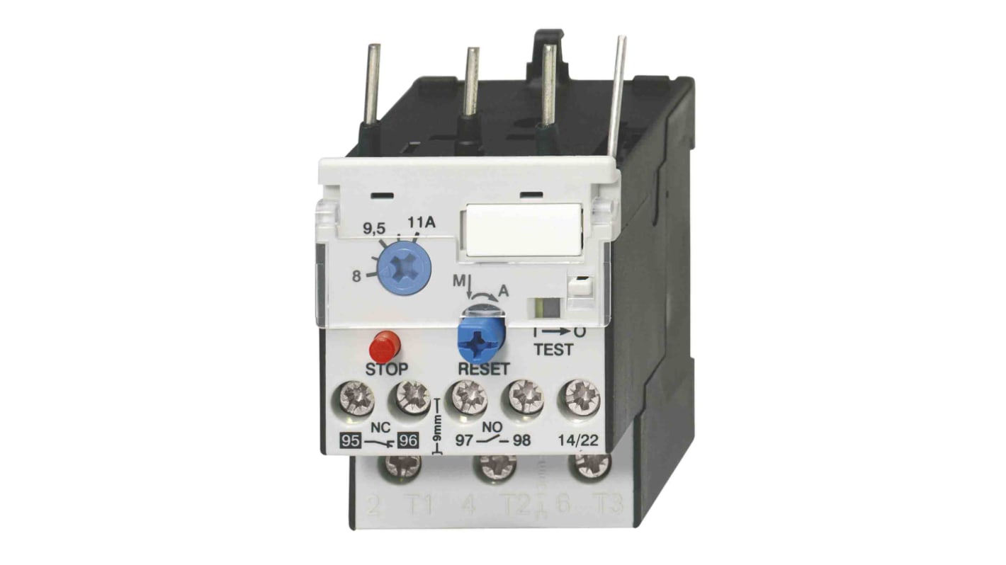 Omron Thermal Overload Relay, 1.2 → 1.8 A F.L.C, 1.8 A Contact Rating