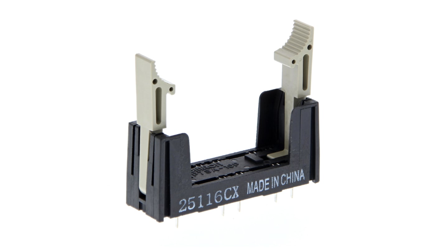 Omron P7SA 10 Pin DIN Rail Relay Socket, for use with G7SA Series