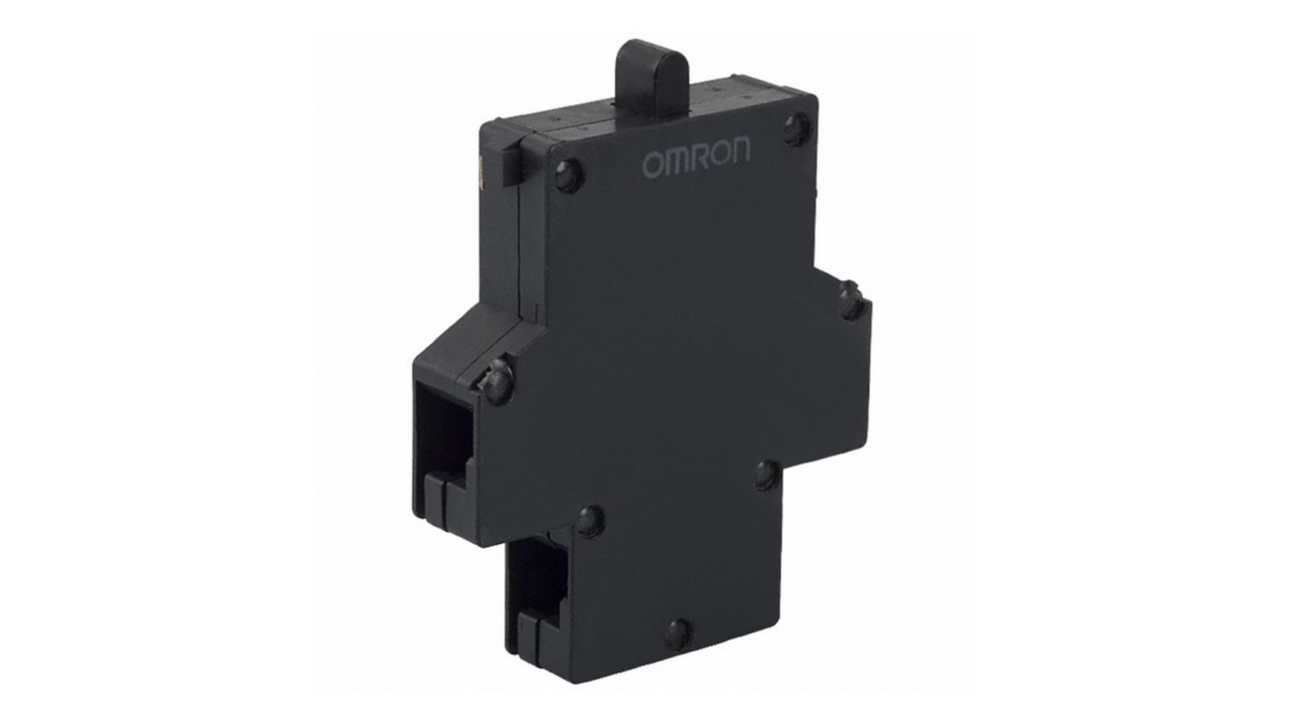 Omron Drucktaste-Schaltblock, , 2 NO (Schließer) für A22, A22K