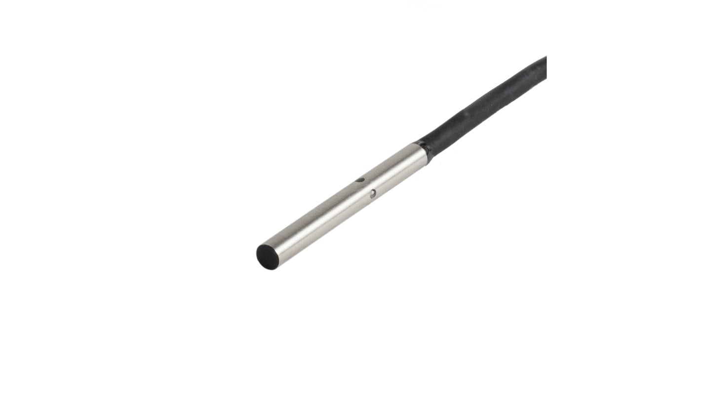 Omron Barrel-Style Inductive Proximity Sensor, 1.2 mm Detection, PNP Output, 10 → 30 V, IP67