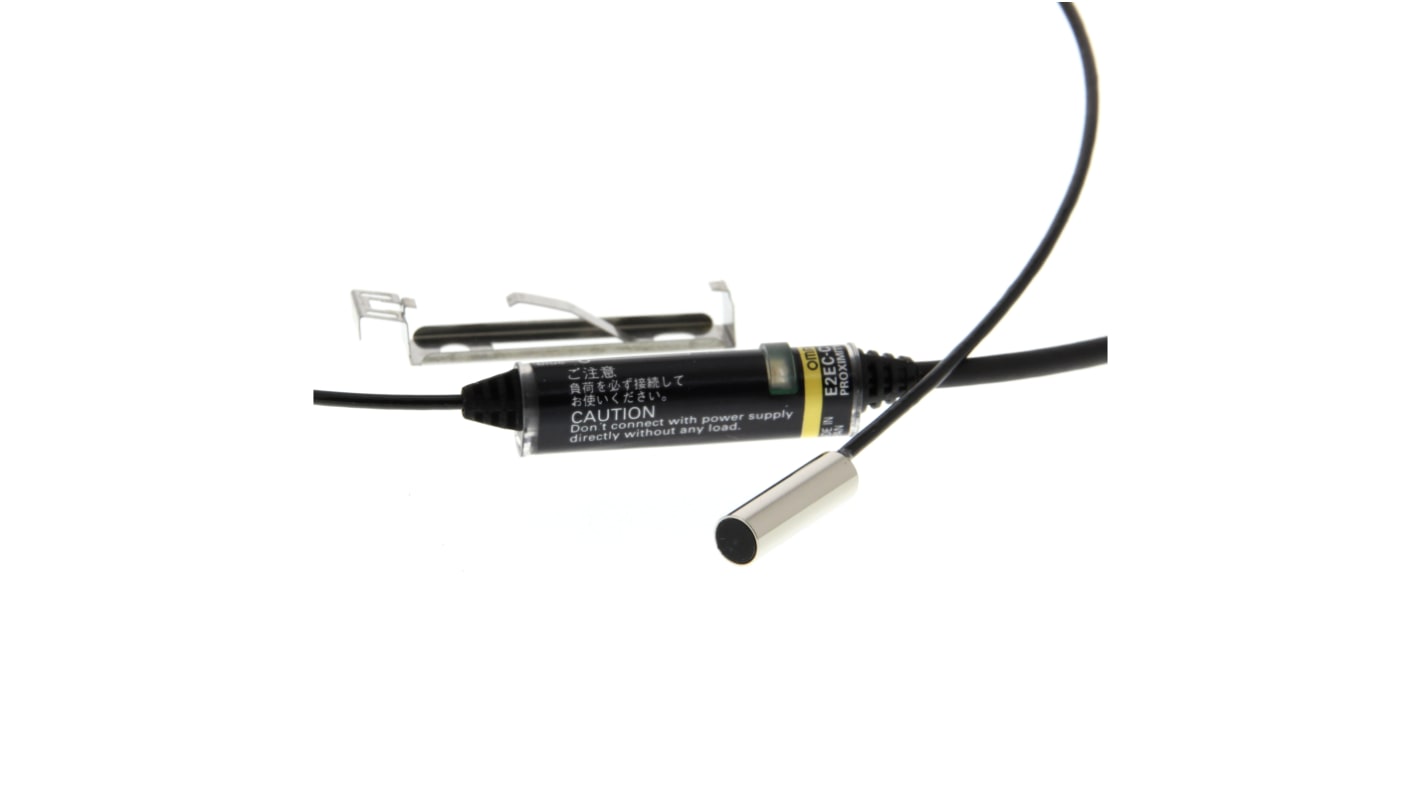 Omron Barrel-Style Inductive Proximity Sensor, 1.5 mm Detection, NO Output, 12 → 24 V, IP67