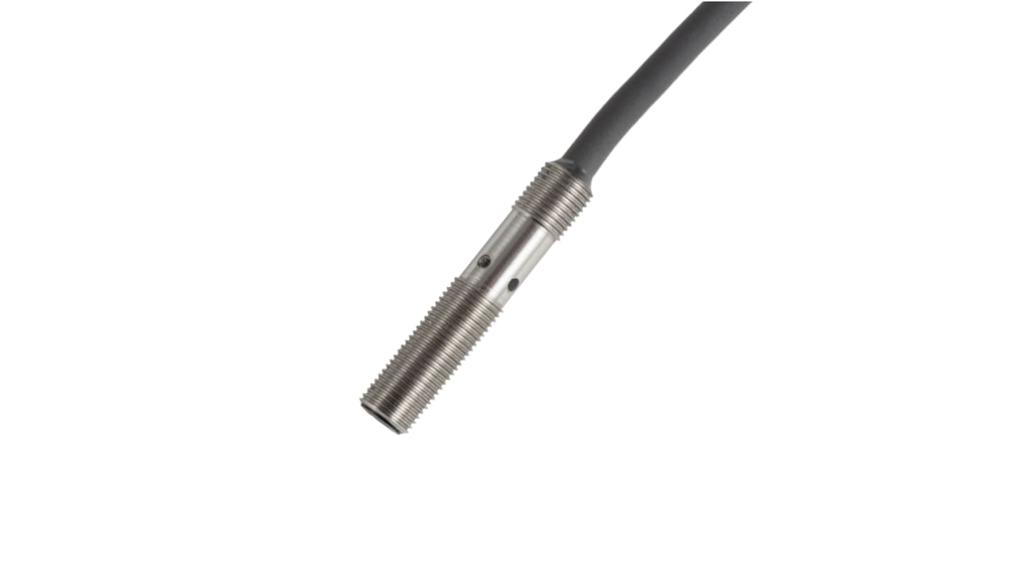 Sensore di prossimità induttivo Cilindrico Omron, PNP, M5 x 0.5, rilevamento 1,2 mm, 10 → 30 V.