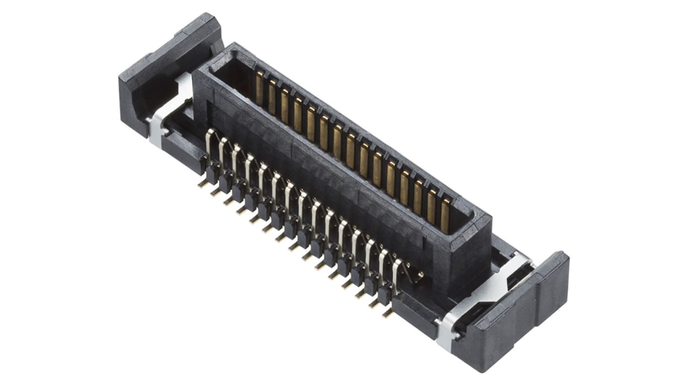 Embase pour CI Molex, SlimStack, 30 pôles , 0.4mm, 2 rangées , Verticale