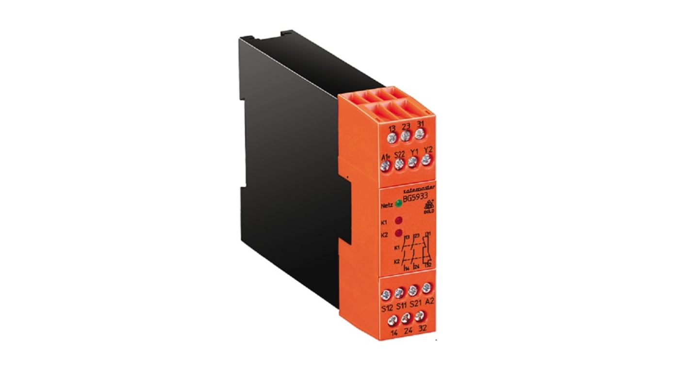 Dold Dual-Channel Safety Relay, 24V, 2 Safety Contacts