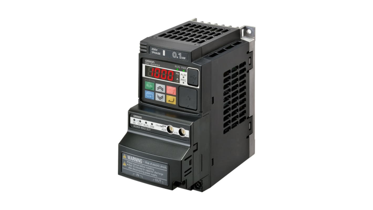 Omron Inverter Drive, 15 kW, 3 Phase, 400 V ac, 31.0 A, 3G3MX2 Series