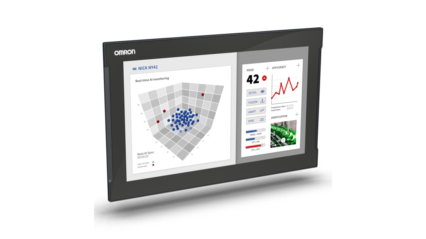 Omron 18.5in Industrial Monitor 1, 80, 920 Touch Screen