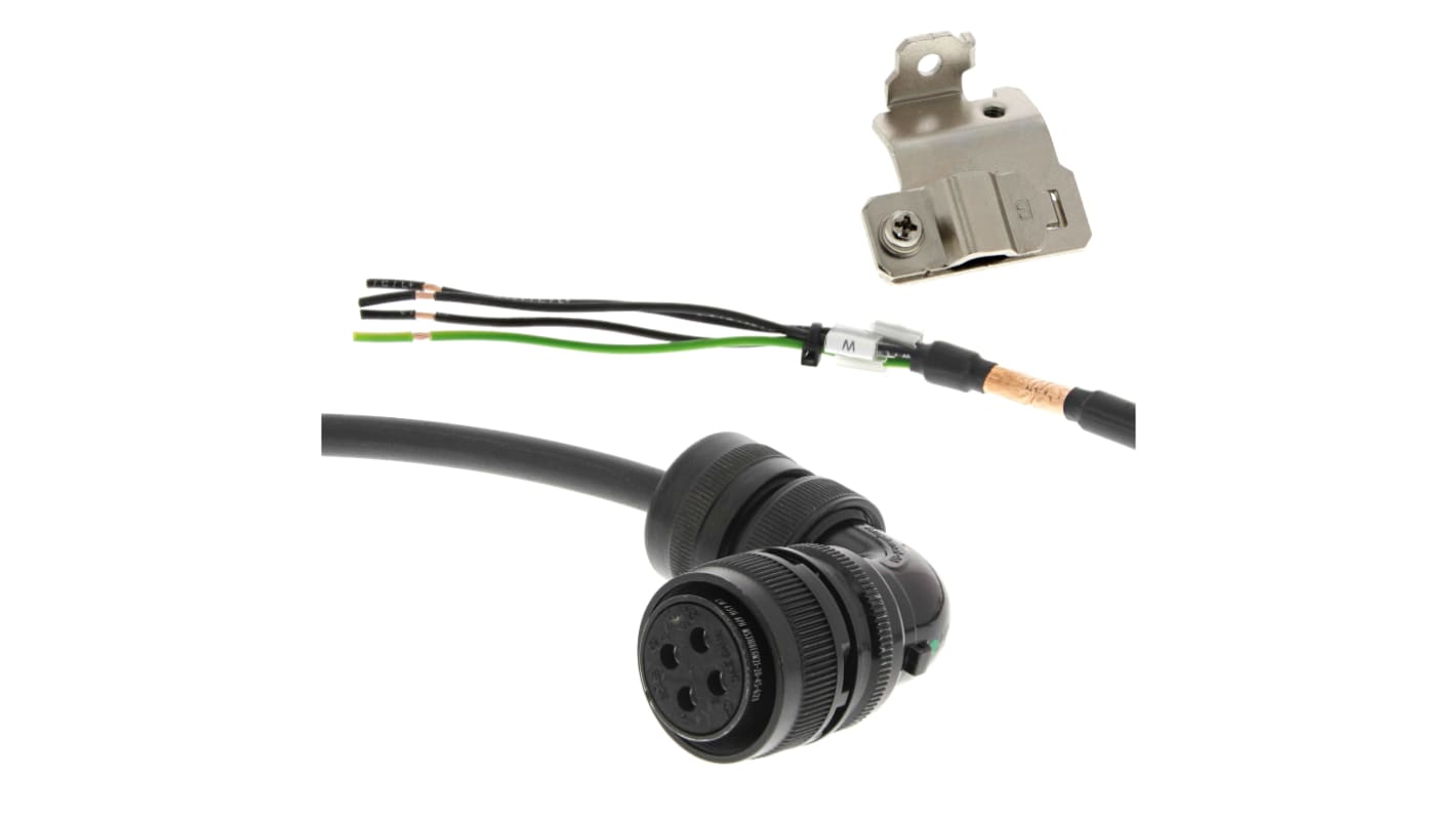 Cable Omron, 400 V, 900 → 1500 W, long. 20m, para usar con Servomotor