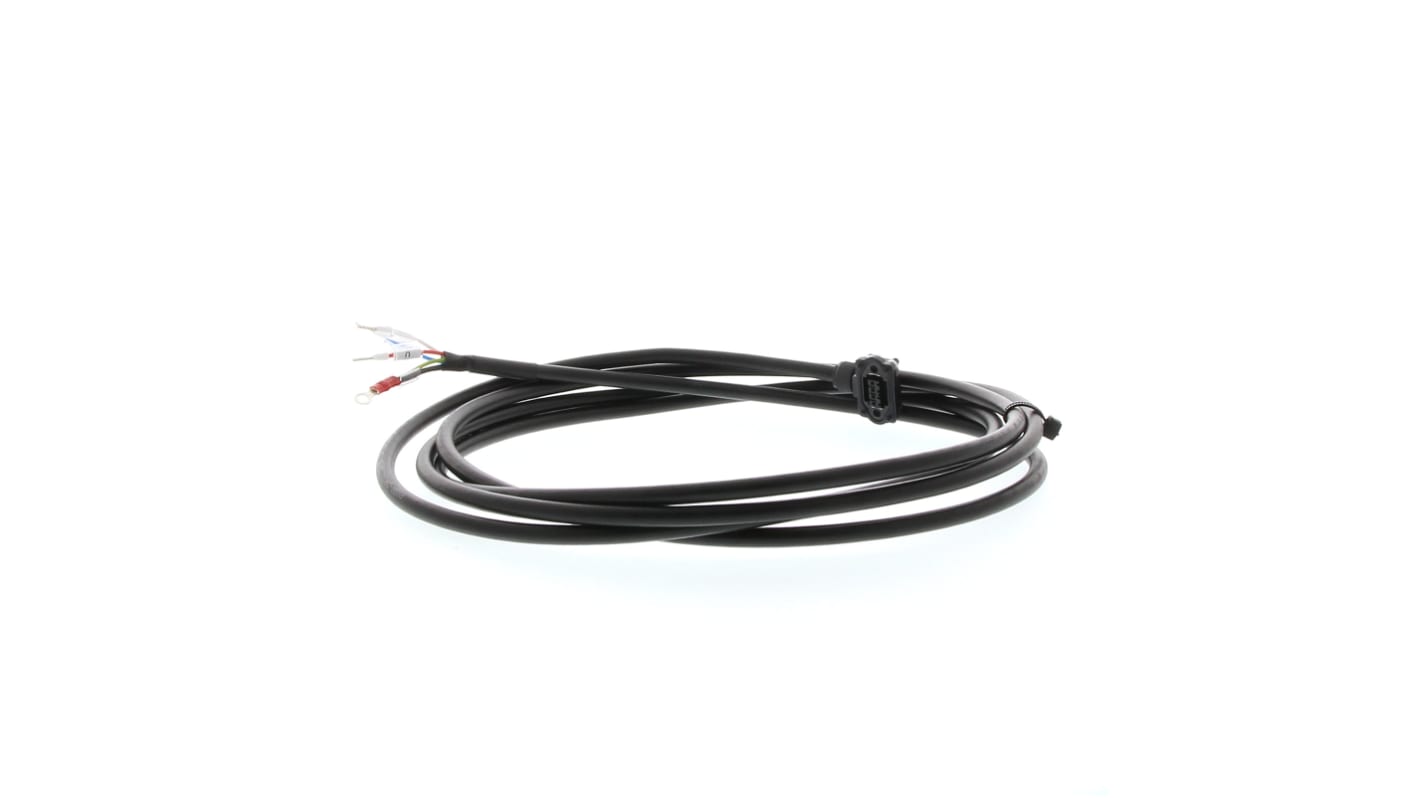 Cable Omron, monofásico, 200 V, 50 → 750 W, long. 3m, para usar con Servomotor