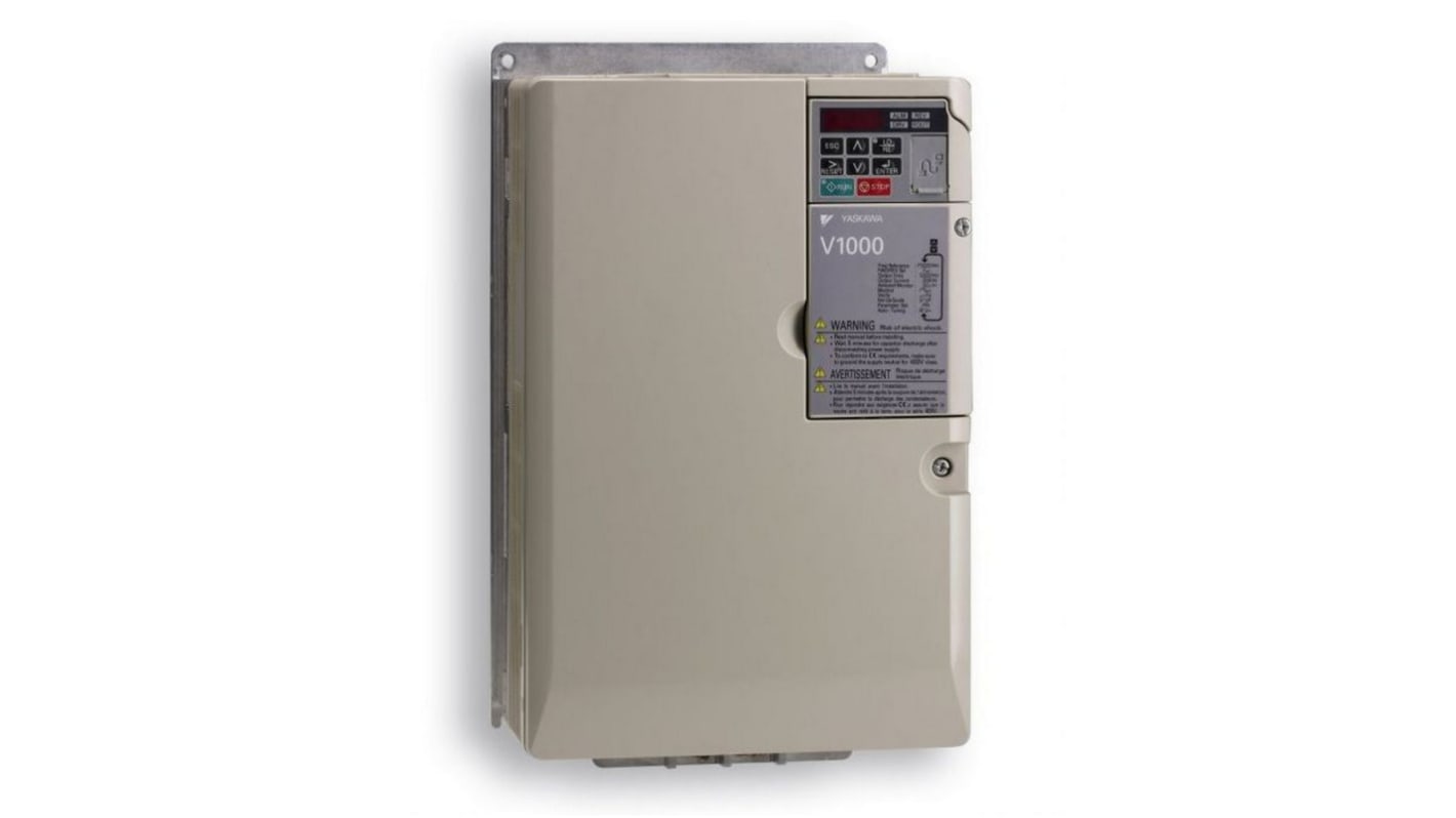 Omron Inverter Drive, 5.5 kW, 3 Phase, 200 V ac, 25 A, VZA Series