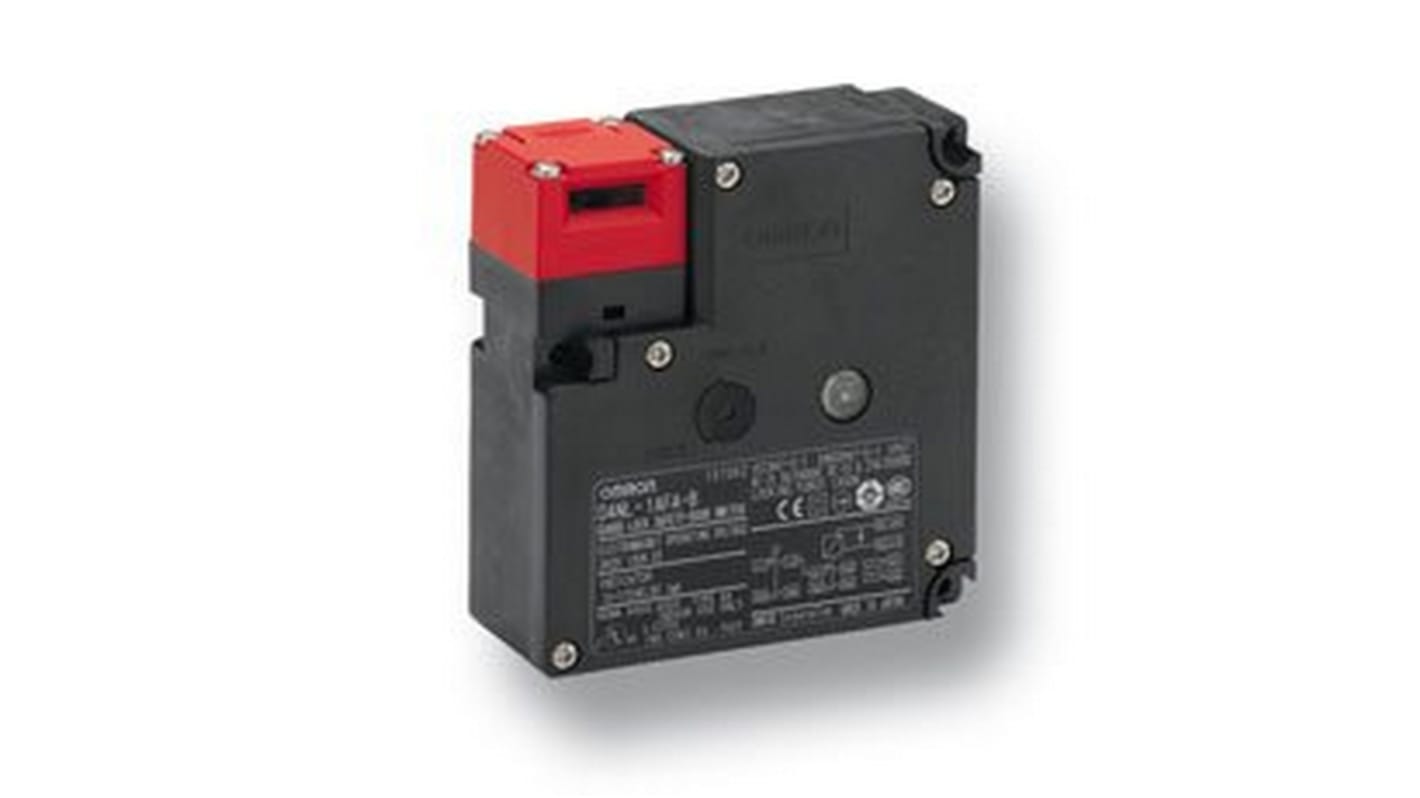 Omron D4NL Solenoid Interlock Switch, 2NC/3NC, Plastic, Mechanical Lock
